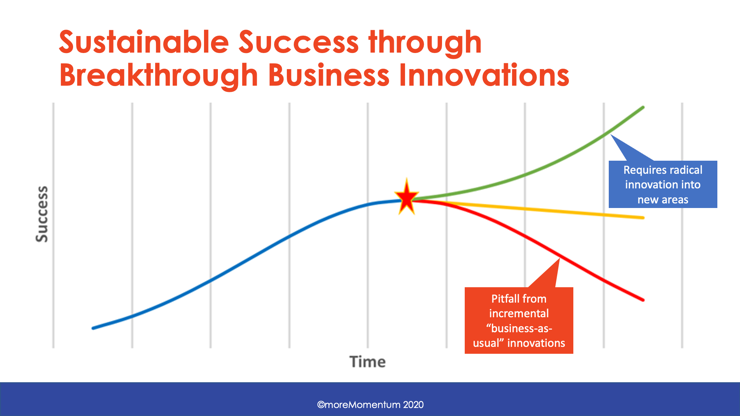 Radical innovation in stagnating markets