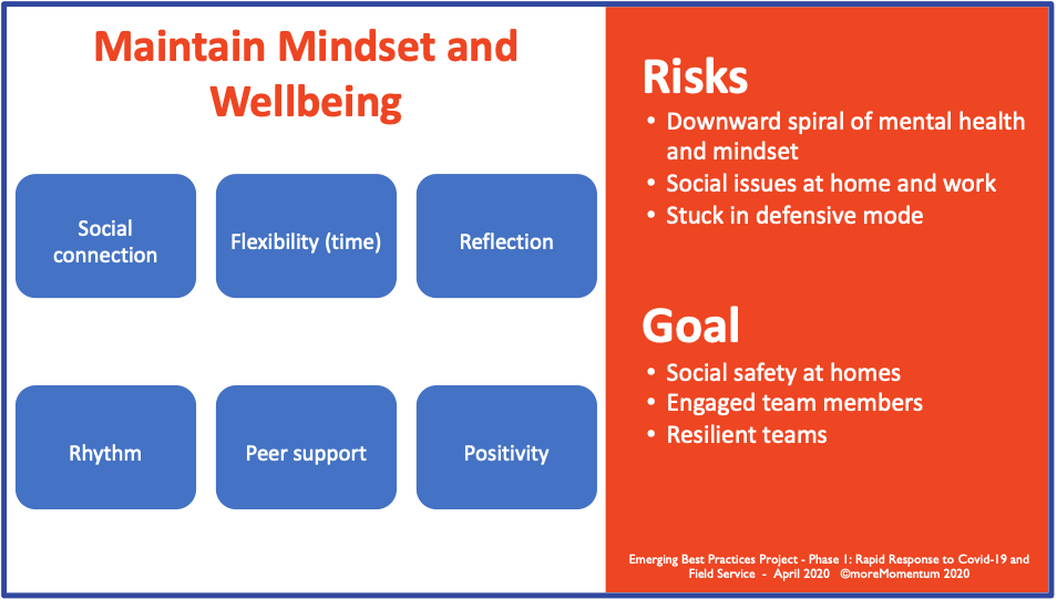 Maintain Mindset & Wellbeing during Covid-19
